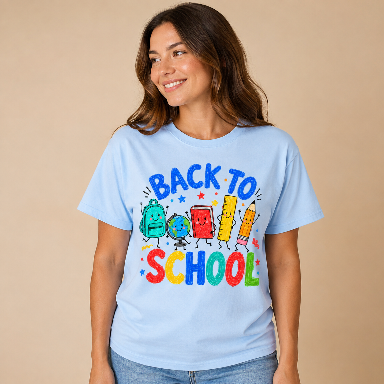 Back To Cool School T-Shirt - Teacher Student Back To School Unisex Shirt - Gildan 5000