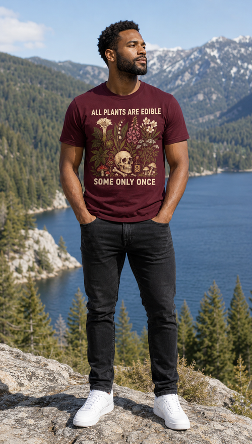 All Plants Are Edible Funny T-Shirt – Gildan 5000