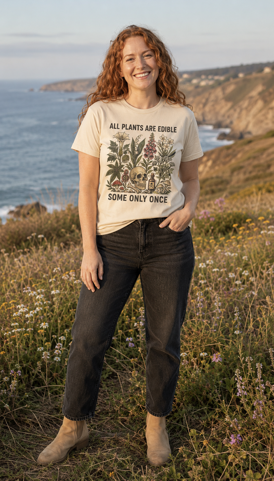 All Plants Are Edible Funny T-Shirt – Gildan 5000