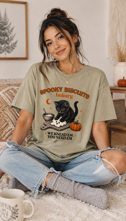 Spooky Biscuits Black Cat Halloween